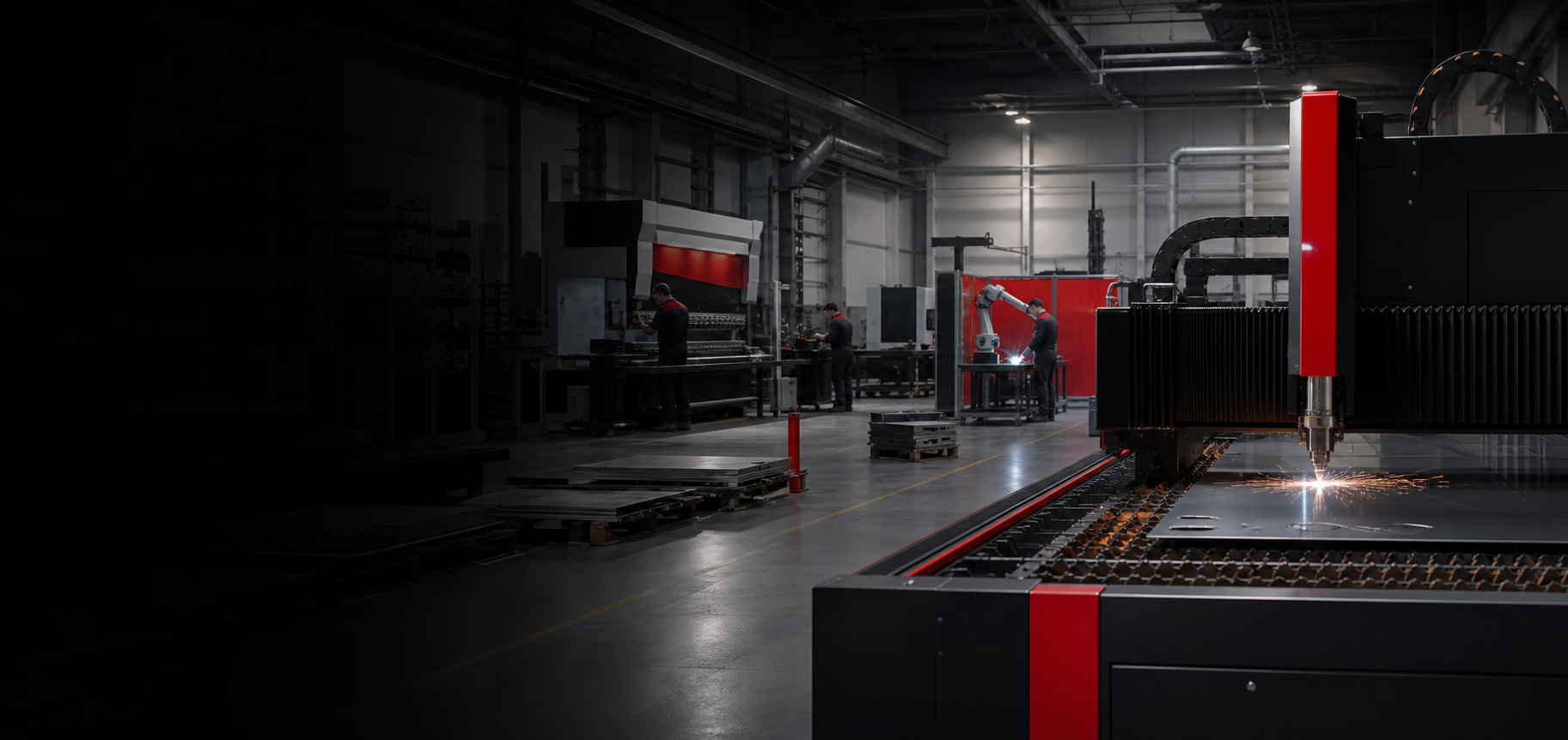 Nowoczesna hala obróbki metalu Ferroplast